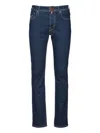 Jacob Cohen Apres Skii Cotton Jeans In Blue
