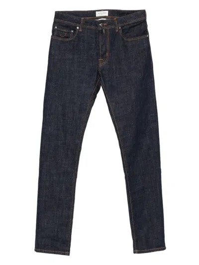 JACOB COHEN `BARD` 5-POCKET SLIM FIT PANTS