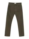 Jacob Cohen Button-fly Straight Trousers In Green