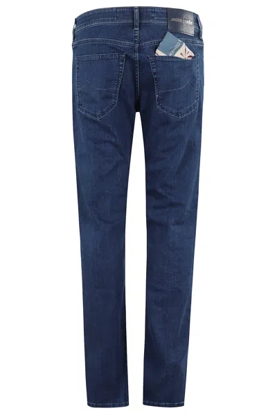 Jacob Cohen Bard 5 Tasche Slim Fit Denim Stone In D Medium Blue