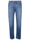 Jacob Cohen Regular Slim Fit Light Blue Denim Jeans In Blue