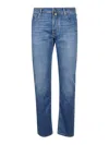 Jacob Cohen Regular Slim Fit Light Blue Denim Jeans In Blue