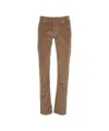 Jacob Cohen 5 Pockets Slim Fit Pants In Brown