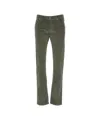 Jacob Cohen 'bard' Corduroy Pants In Green