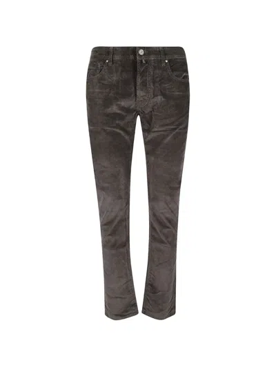 Jacob Cohen Bard Corduroy Trousers In Brown