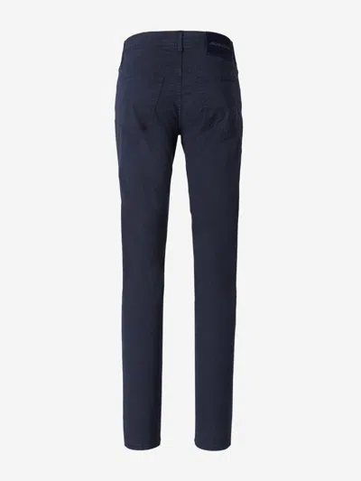 Jacob Cohen Bard Cotton Jeans In Navy Blue