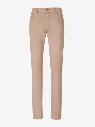 Jacob Cohen Bard Cotton Jeans In Neutral