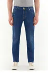 Jacob Cohen Slim Fit Trousers Five Pockets In D Medium Blue