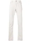 Jacob Cohen Bard Denim Jeans In White