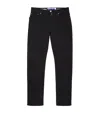 Jacob Cohen Crocodile Skin-patch Bard Slim Jeans In Black