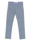 Jacob Cohen Men Slim Fit "bard" 5-pocket Trousers In Blue