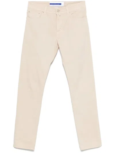 Jacob Cohen Bard Fast Trousers In Neutrals