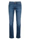 Jacob Cohen Faded Five-pocket Jeans Featuring Belt Loops