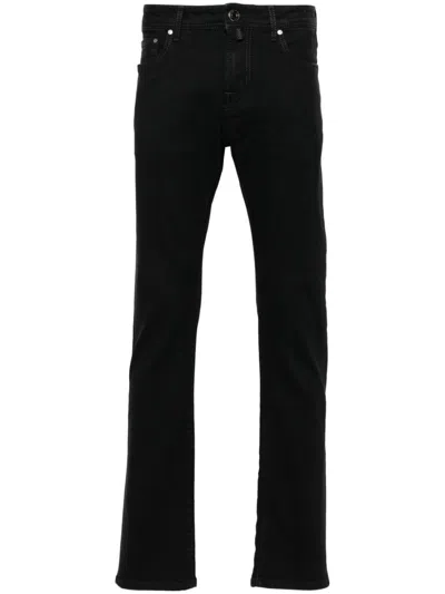 Jacob Cohen Bard Mid-rise Slim-fit Jeans In Blue