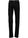Jacob Cohen Bard Limited Edition Selvedge Denim Jeans In Black