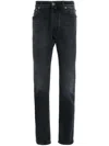 Jacob Cohen Straight-leg Mid-rise Jeans In Black