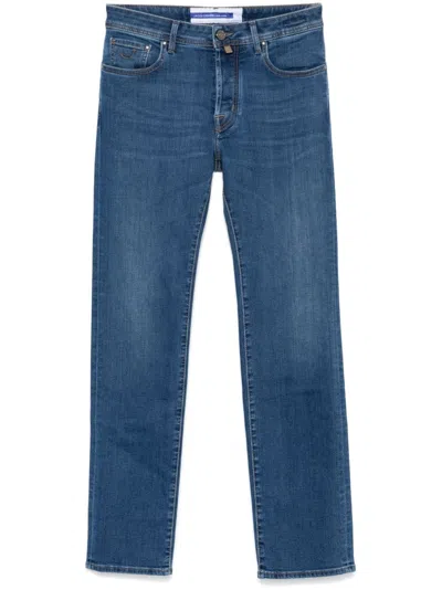 Jacob Cohen Nick Mid-rise Slim-fit Jeans In Blue