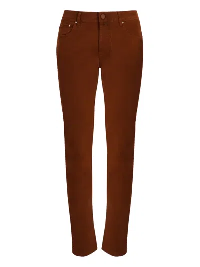 Jacob Cohen Bard Jeans In Brown
