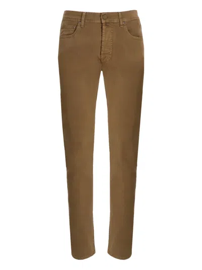 Jacob Cohen Bard Jeans In Brown