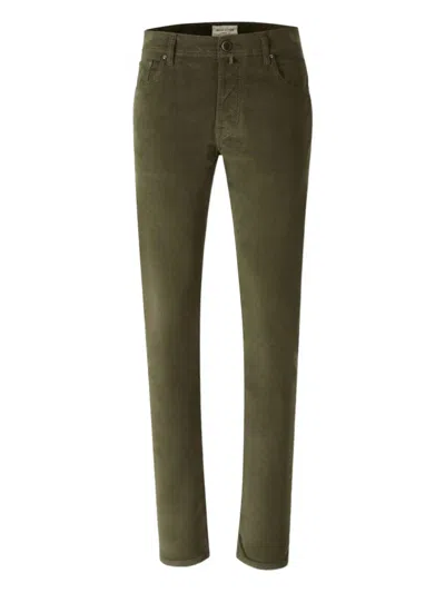 Jacob Cohen Belt Loop Casual Pants In Multi