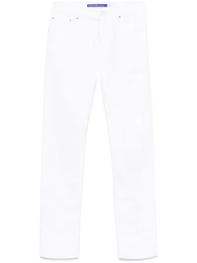 Jacob Cohen Bard Trousers In Weiss