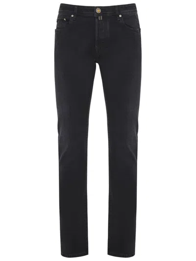 Jacob Cohen Bard Limited Edition Selvedge Denim Jeans In Black