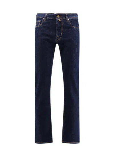 JACOB COHEN BARD LOGO PATCH JEANS