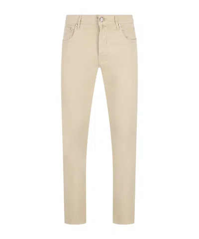 Jacob Cohen Bard Logo Patch Slim-fit Jeans In Pink
