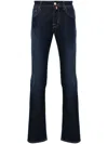 Jacob Cohen Bard Mid-rise Slim-fit Jeans In Blue