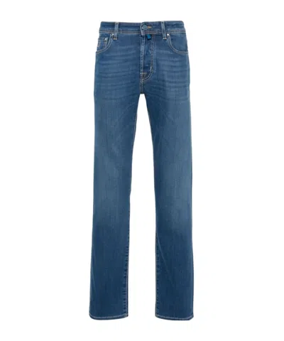 Jacob Cohen Bard Mid-rise Slim-fit Jeans In Blue