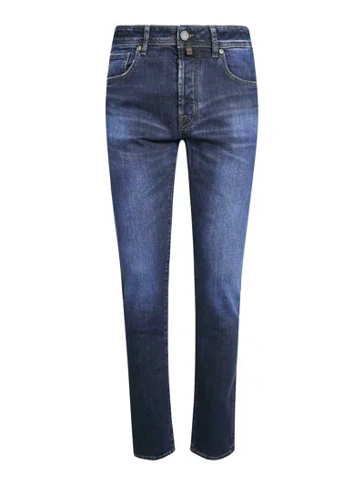 Jacob Cohen Bard Pantalone 5 Tasche Silm Fit In Blue
