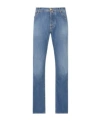 Jacob Cohen Bard Straight Jeans In Blue