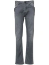 Jacob Cohen Bard Mid-rise Slim-fit Jeans In Grey