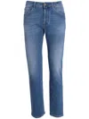 Jacob Cohen 5 Pockets Denim Pants In Blue