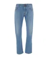 Jacob Cohen Light Blue Slim Jeans In Blue