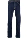 Jacob Cohen Straight-leg Mid-rise Jeans In Blue