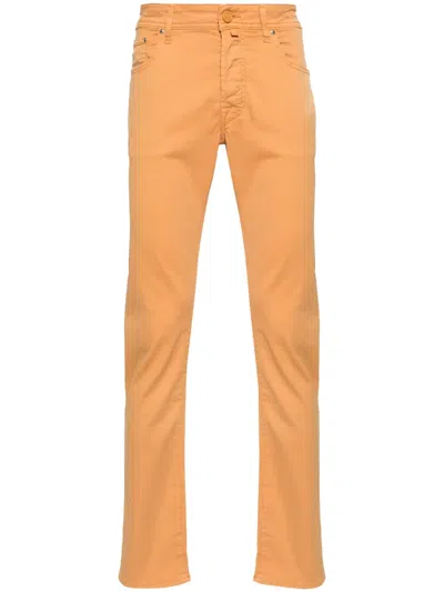 Jacob Cohen Nick Slim-fit Jeans In Orange
