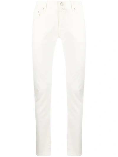 Jacob Cohen Bard Slim Fit Jeans In White