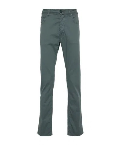 Jacob Cohen Bard Slim-fit Trousers In Green