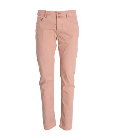 Jacob Cohen Bard Slim-fit Trousers In Pink