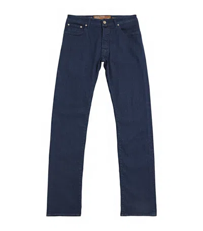 Jacob Cohen Bard Slim Jeans In Navy