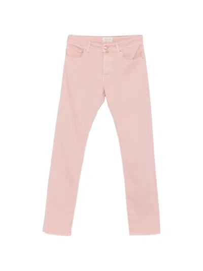 Jacob Cohen Bard Slim-fit Jeans In Pink
