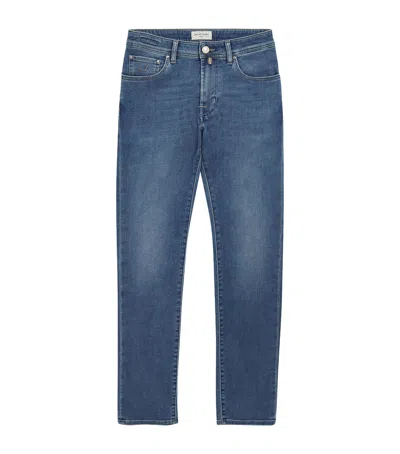 Jacob Cohen Bard Straight Jeans In Blue
