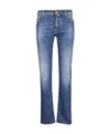 Jacob Cohen 'bard' Light Blue Five Pocket Jeans With Logo Patch On The Back In Blue