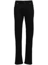 Jacob Cohen Contrasting-pocket Skinny Trousers In Black