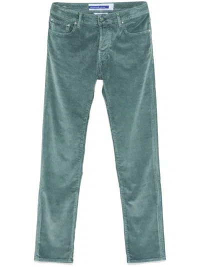 Jacob Cohen Bard Trousers In Green