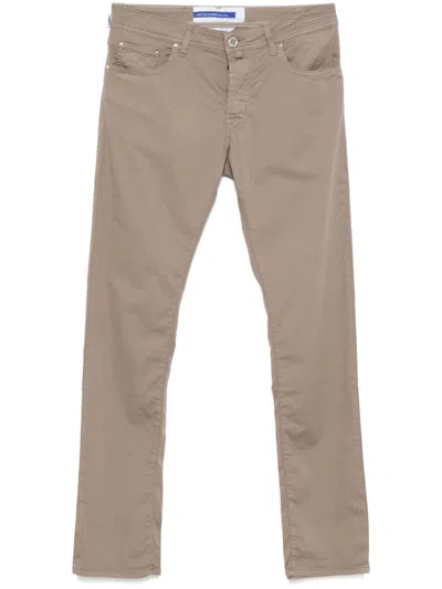 Jacob Cohen Bard Mid-rise Straight-leg Jeans In Multicolor