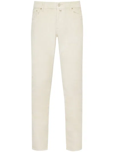Jacob Cohen Bard Trousers In White