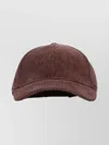 Jacob Cohen Baseball Cap Corduroy Texture Curved Brim In Brown