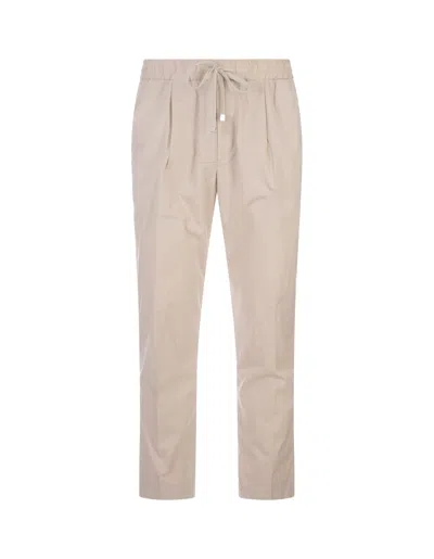 Jacob Cohen Beige Daniel Chino Trousers In Brown